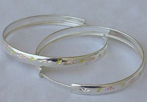Pink&yellow hoops