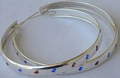 Blue&orange hoops