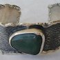 Green oxidized silver bangle