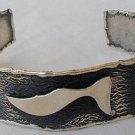 Silver bangle-B