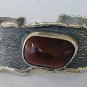 Red silver bangle-B