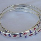 Purple and red hoop