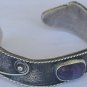 Hand made amethyst bangle