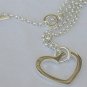 Silver heart necklace