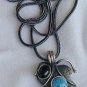 Silver-Turquoise-Onyx  pendant