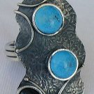 Onyx turquoise  ring