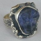 Raw lapis ring