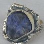 Raw lapis ring
