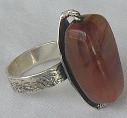 Colored hand made ring