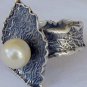 White pearl ring