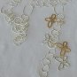 Gold and silver butterfly necklace