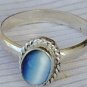 Mini light blue ring