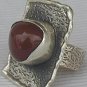 Hand made red ring