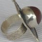 Hand made red ring