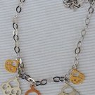 Copper&silver& golden key holder necklace Copper&silver& golden key holder necklace