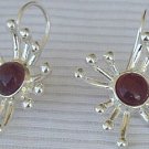 Red prickle earrings Red prickle earrings
