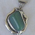 Hand made green pendant-HP4