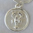Cancer round pendant
