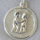 Gemini round pendant