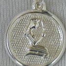 Virgo round pendant