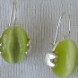 Green peridot earrings