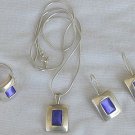 Blue cat eye set