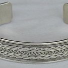 Ariel-LH silver bangle-unisex