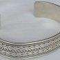 Ariel-LH silver bangle-unisex
