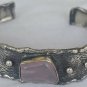 Amethyst bangle silver