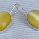 Strong yellow earrings
