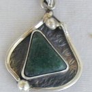 Green- pendant-D-handmade