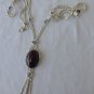 Red long necklace