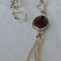 Red long necklace