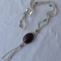 Red long necklace
