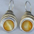 Deep yellow earrings