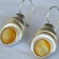 Deep yellow earrings