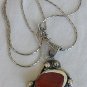 Blood stone pendant-F