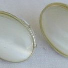 White moon oval earrings White moon oval earrings