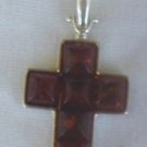 Brown amber cross