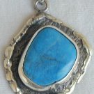 Turquoise pressed stone pendant Turquoise pressed stone pendant