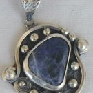 Lapis-raw  pendant-P62