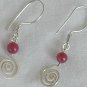 Silver Greek  earrings-A
