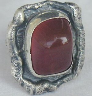 Red handmade ring-HMA
