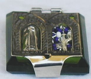 Mini peridot Rosary box-C