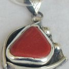 Blood stone pendant--PB