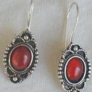 Mini red glass earrings Mini red glass earrings