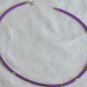 Purple caucciu necklace