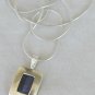 Gray cat eye pendant