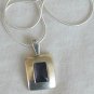 Gray cat eye pendant