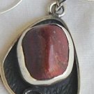 Dark red pendant-B